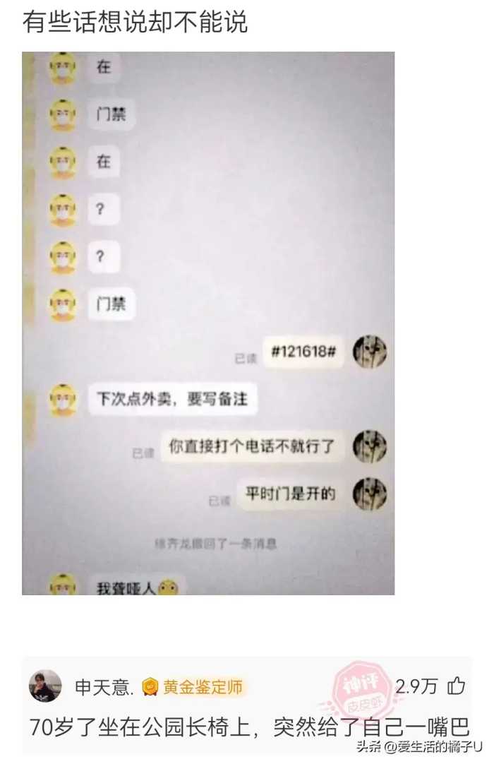 神回复：可实际上你只不过是一个不会动的高坚果！