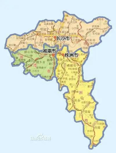 湖南株洲市地图